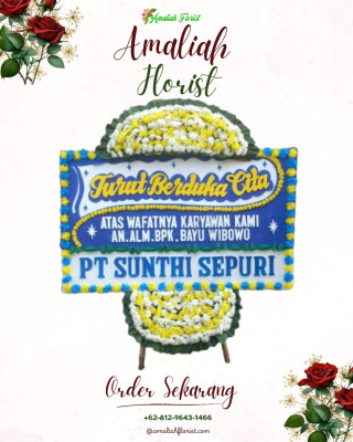 Papan Bunga Duka di Jatimulyo