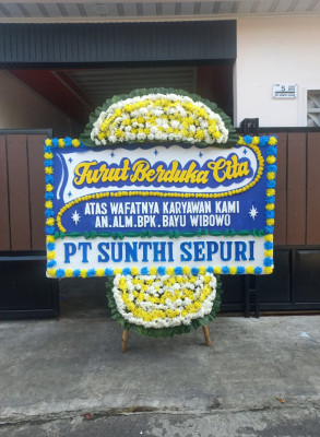 Papan Bunga Duka di Jatimulyo